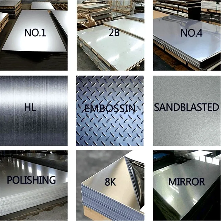 लंबाई 1000-6000mm 316 स्टेनलेस स्टील प्लेट GB / ASTM मानक 0