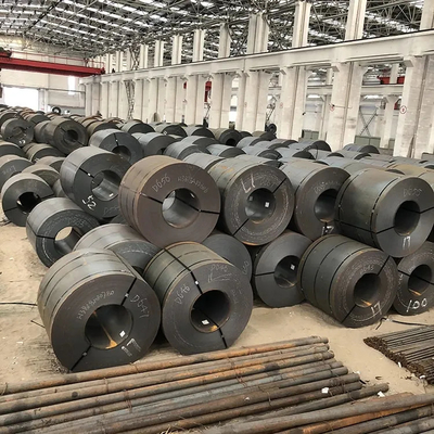 हॉट रोल्ड माइल्ड कार्बन स्टील कॉइल 3mm 1250mm चौड़ाई प्लेट Q235 A36
