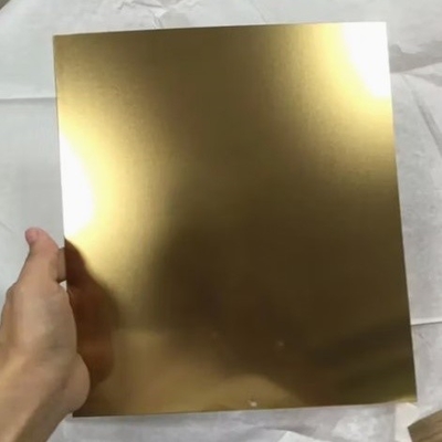 रंग स्वर्ण स्वर्ण दर्पण संख्या 4 बा 304 316 430 स्टेनलेस स्टील प्लेट सजावटी